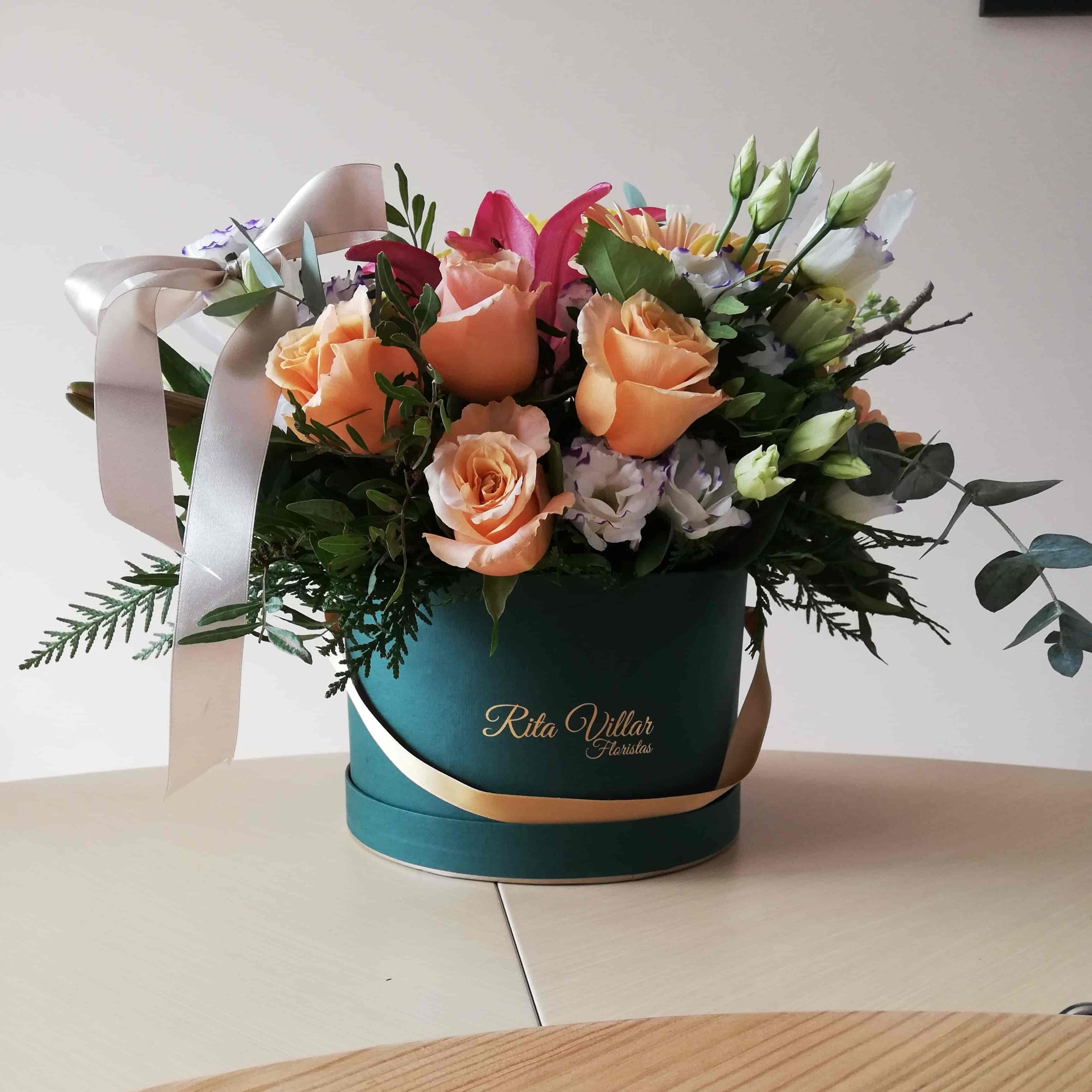 sombrerera verde rosaM